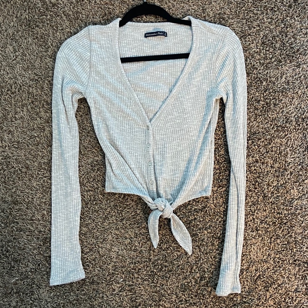 Abercrombie and Fitch Ribbed Henley